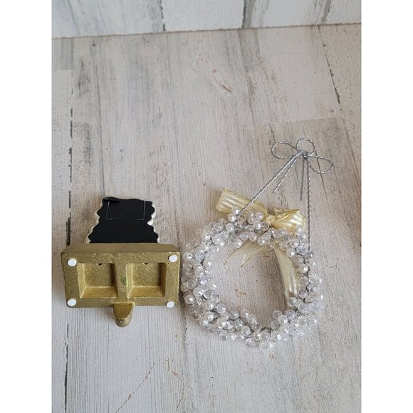 Angel Hanging mini wreath stocking holder variety xmas home decor set - Picture 5 of 5